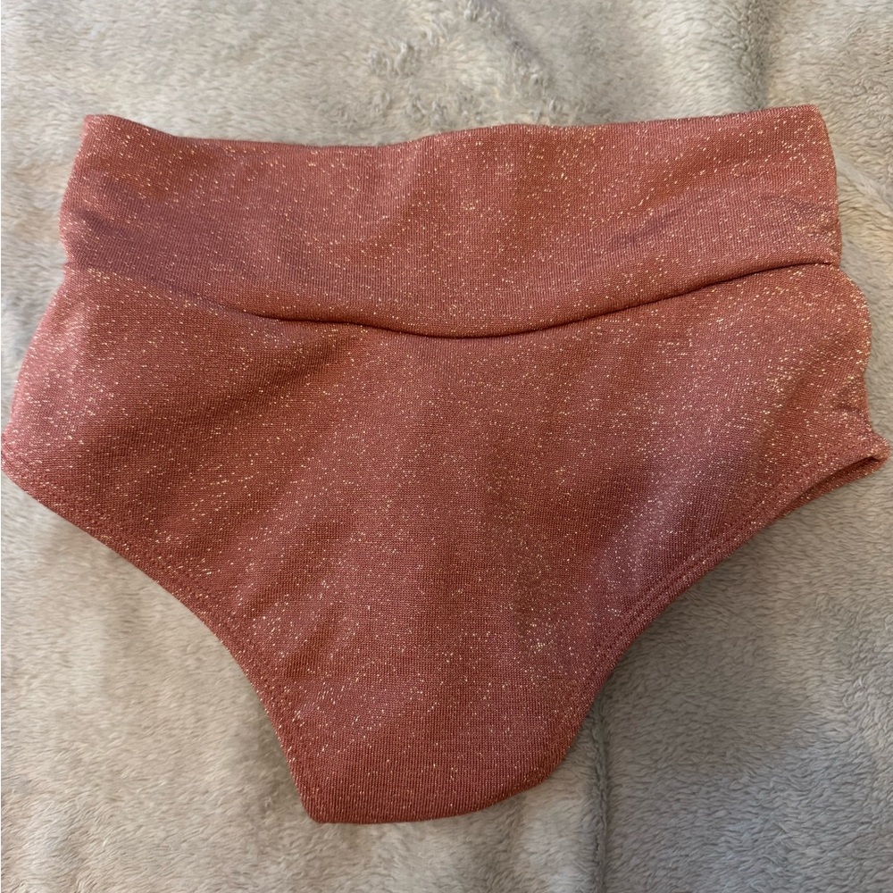 Montce Shimmering Peach Bikini Bottom